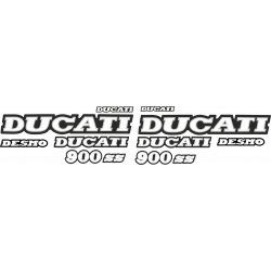 Kit de pegatinas para Ducati  900SS desmo 1991 - roja ducati decals set