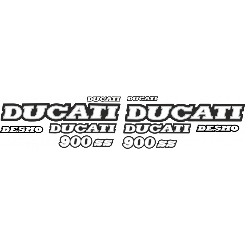Kit de pegatinas para Ducati  900SS desmo 1991 - roja ducati decals set
