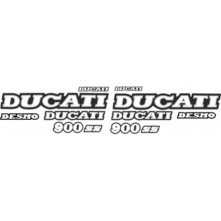 Kit de pegatinas para Ducati  900SS desmo 1991 - roja ducati decals set