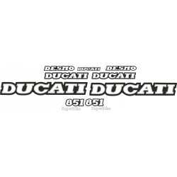 Kit de pegatinas para Ducati  851 desmo 1990 - roja ducati decals set