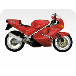 Kit de pegatinas para Ducati  851 desmo 1990 - roja ducati decals set