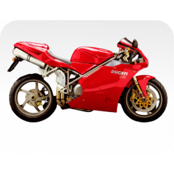 Kit de pegatinas para Ducati  998 Testastretta 2002 - roja ducati decals set