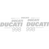 Kit de pegatinas para Ducati  998 Testastretta 2002 - roja ducati decals set
