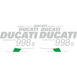 Kit de pegatinas para Ducati  998S Testastretta 2002 - roja ducati decals set