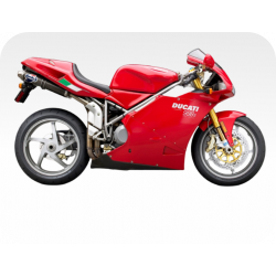Kit de pegatinas para Ducati  998S Testastretta 2002 - roja ducati decals set