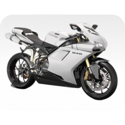 Kit de pegatinas para Ducati  848 2010 - roja ducati decals set