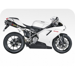 Kit de pegatinas para Ducati  848 2010 - roja ducati decals set