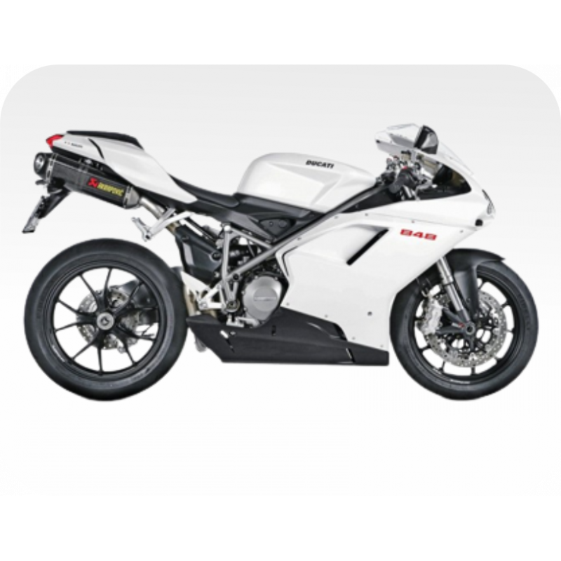Kit de pegatinas para Ducati  848 2010 - roja ducati decals set