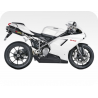 Kit de pegatinas para Ducati  848 2010 - roja ducati decals set