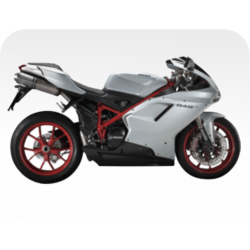 Kit de pegatinas para Ducati  848 Evo 2010 - roja ducati decals set