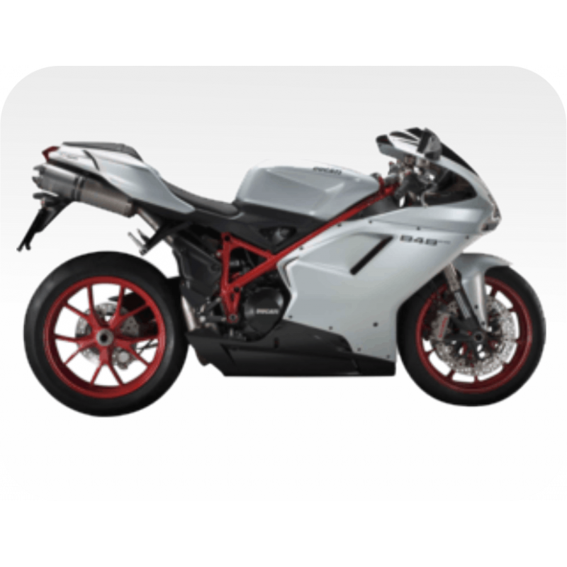Kit de pegatinas para Ducati 848 Evo 2010 - roja ducati decals set Kit de pegatinas para Ducati 848 Evo 2010 - roja ducati decals set