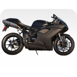 Kit de pegatinas para Ducati  848 Evo 2010 - roja ducati decals set