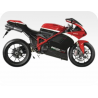 Kit de pegatinas para Ducati  848 Evo Corse 2010 - roja ducati corse decals set
