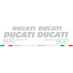 Kit de pegatinas para Ducati  900 Supersport 2000 - roja ducati corse decals set