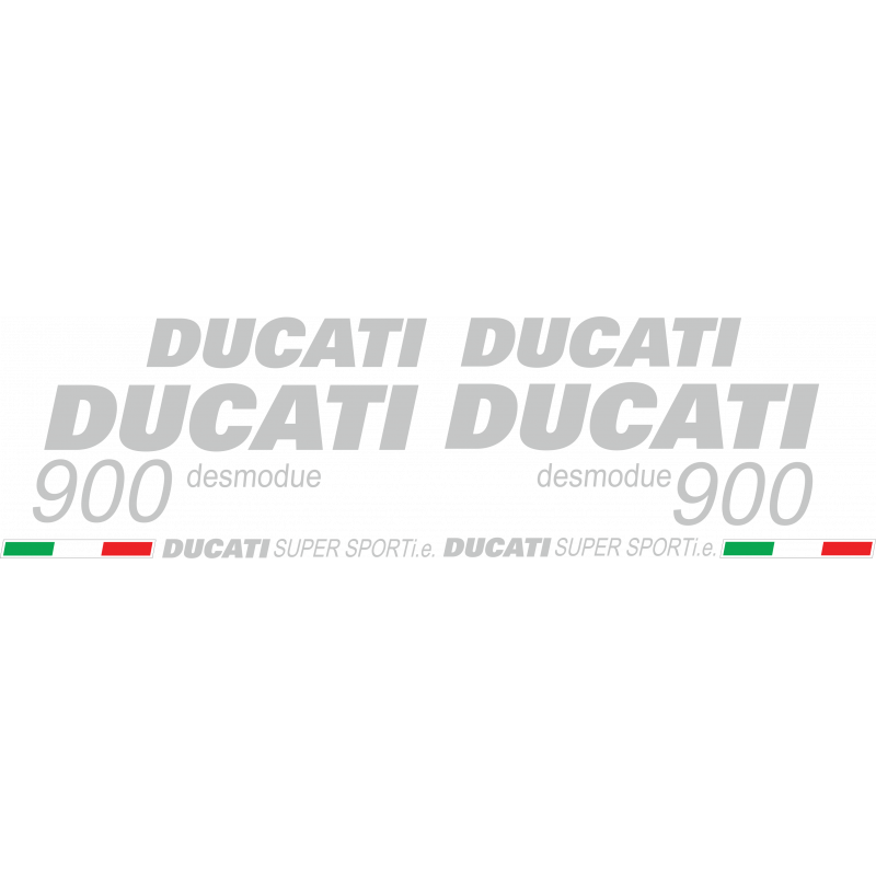 Kit de pegatinas para Ducati  900 Supersport 2000 - roja ducati corse decals set