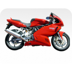 Kit de pegatinas para Ducati  900 Supersport 2000 - roja ducati corse decals set