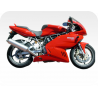 Kit de pegatinas para Ducati  900 Supersport 2000 - roja ducati corse decals set