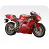 Kit de pegatinas para Ducati  916 Desmoquattro 1994-1998 - roja ducati corse decals set