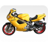 Kit de pegatinas para Ducati  944 Desmodromico 1996-2003- roja ducati corse decals set