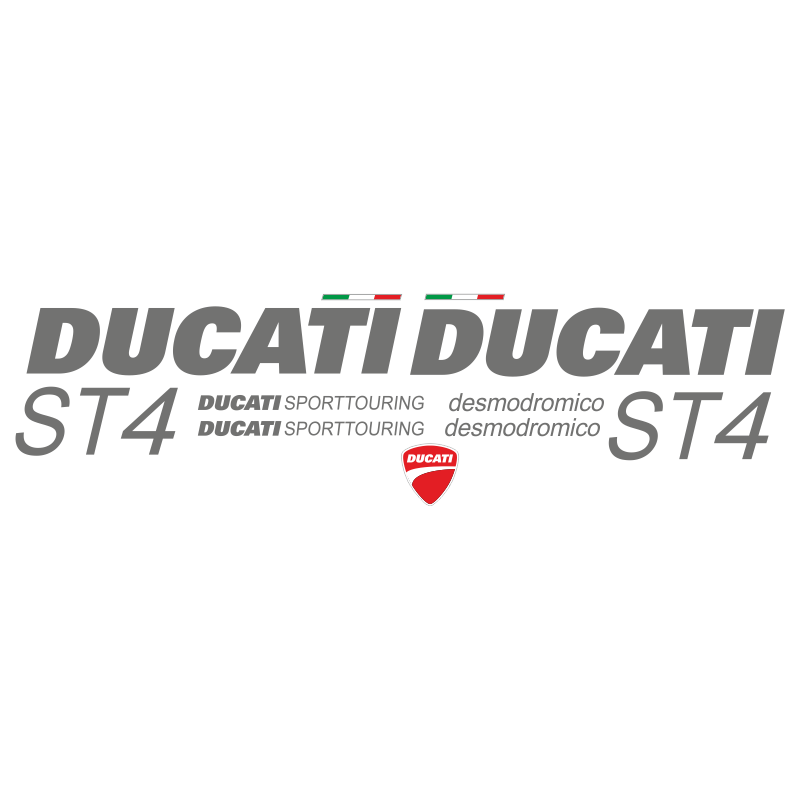 Kit de pegatinas para Ducati  944 ST4 Desmodromico 1999-2006- roja ducati corse decals set