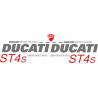 Kit de pegatinas para Ducati  944 ST4s Desmodromico- roja ducati corse decals set