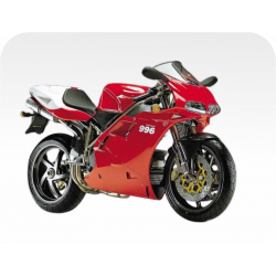 Kit de pegatinas para Ducati  996 desmoquattro- roja ducati corse decals set