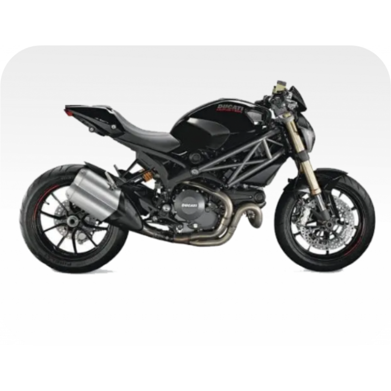Kit de pegatinas para Ducati  Monster 1100 - roja ducati corse decals set