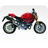 Kit de pegatinas para Ducati  Monster 1100 - roja ducati corse decals set