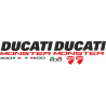 Kit de pegatinas para Ducati  Monster 1100 - roja ducati corse decals set