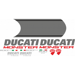 Kit de pegatinas para Ducati  Monster 1100 - roja ducati corse decals set