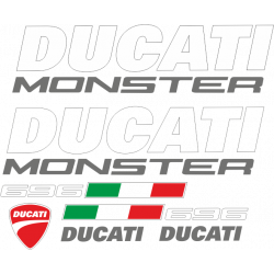 Kit de pegatinas para Ducati  Monster 696 - roja ducati corse decals set