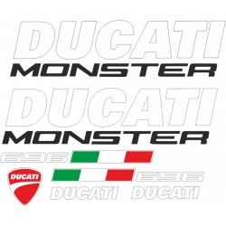 Kit de pegatinas para Ducati  Monster 696 - roja ducati corse decals set