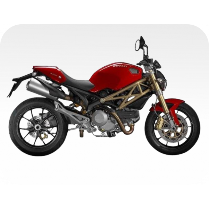 Kit de pegatinas para Ducati  Monster 796 - roja ducati corse decals set