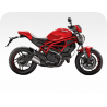 Kit de pegatinas para Ducati  Monster 797 - roja ducati corse decals set