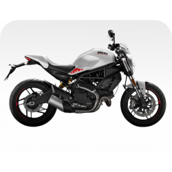 Kit de pegatinas para Ducati  Monster 797 - roja ducati corse decals set