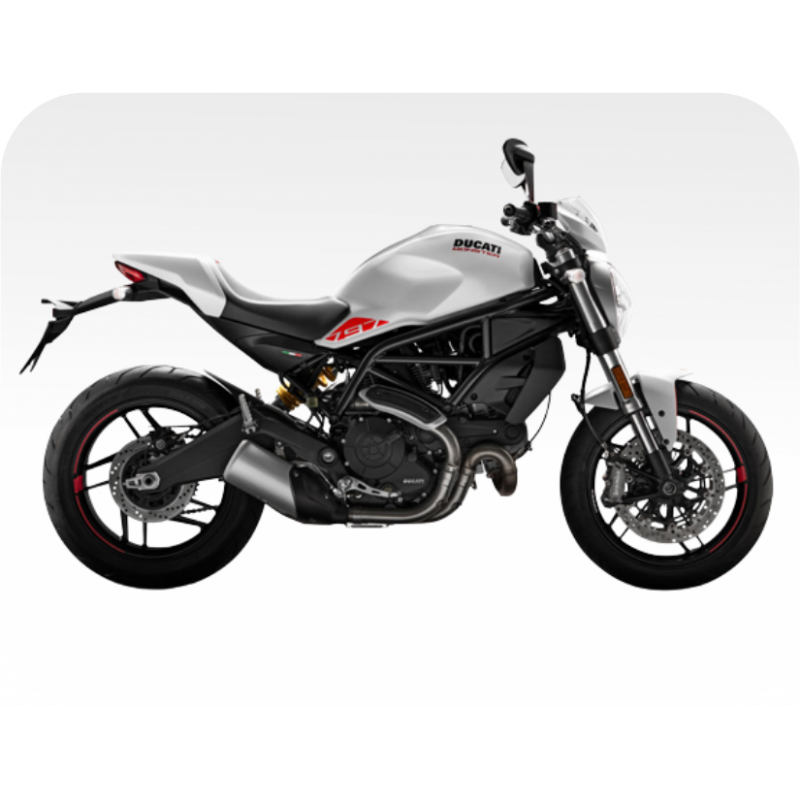Kit de pegatinas para Ducati  Monster 797 - roja ducati corse decals set