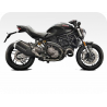 Kit de pegatinas para Ducati  Monster 821 - moto negra ducati corse decals set