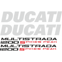 Kit de pegatinas para Ducati  Multistrada 1200 - moto ducati corse decals set