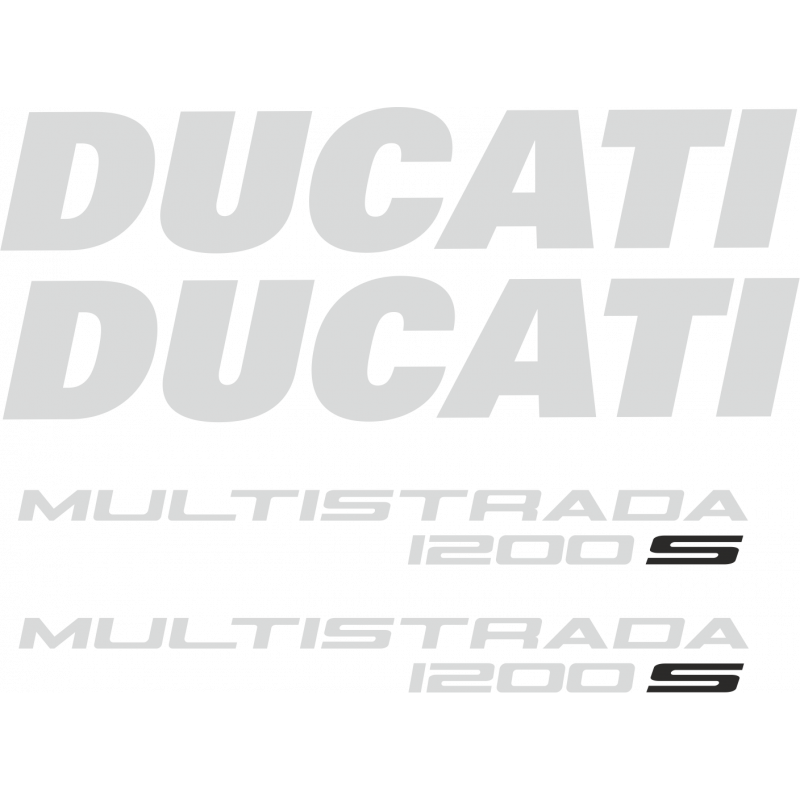 Kit de pegatinas para Ducati  Multistrada 1200 - moto ducati corse decals set