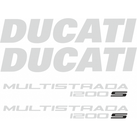 Kit de pegatinas para Ducati  Multistrada 1200 - moto ducati corse decals set