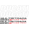 Kit de pegatinas para Ducati  Multistrada 1200 Pikespeak - moto ducati corse decals set