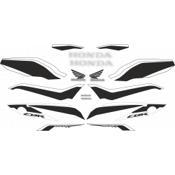 Kit de pegatinas replica compatible con Honda CBR 500 R 2018