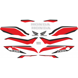 Kit de pegatinas replica compatible con Honda CBR 500 R 2018