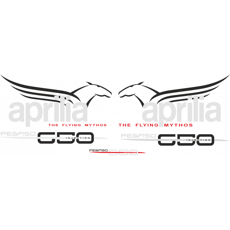 Kit de pegatinas para Aprilia Pegaso 650i 2002