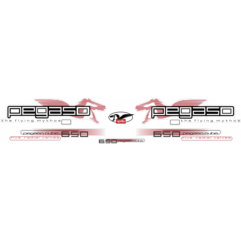 Kit de pegatinas para Aprilia Pegaso 650i 2001