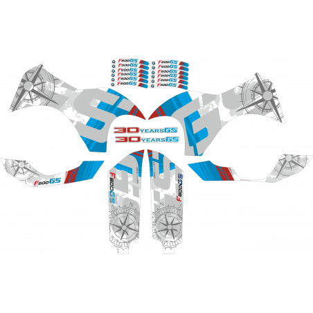 Kit de pegatinas universales para BMW F800GS 2011