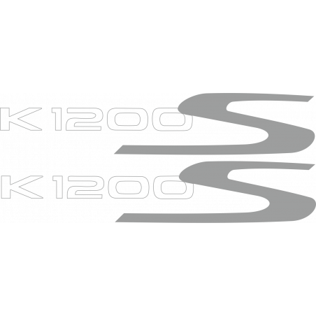 Kit de pegatinas universales para BMW K1200S 2007-2009 modelo negro