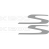 Kit de pegatinas universales para BMW K1200S 2007-2009 modelo negro