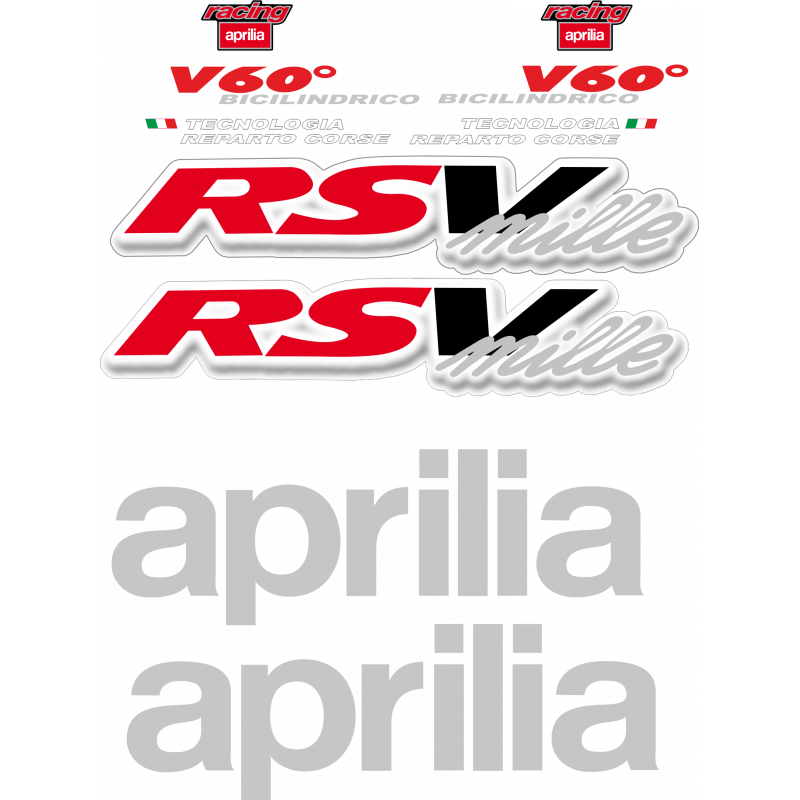Kit de pegatinas para Aprilia RSV mille 1999