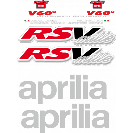 Kit de pegatinas para Aprilia RSV mille 1999